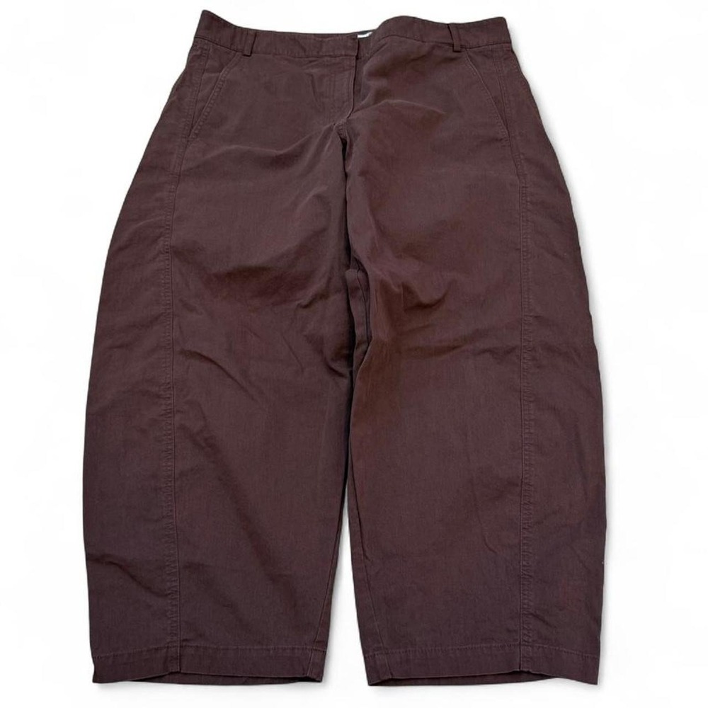 Abercrombie & Fitch Chocolate Brown Lightweight Capris Pants Women's Size 32s